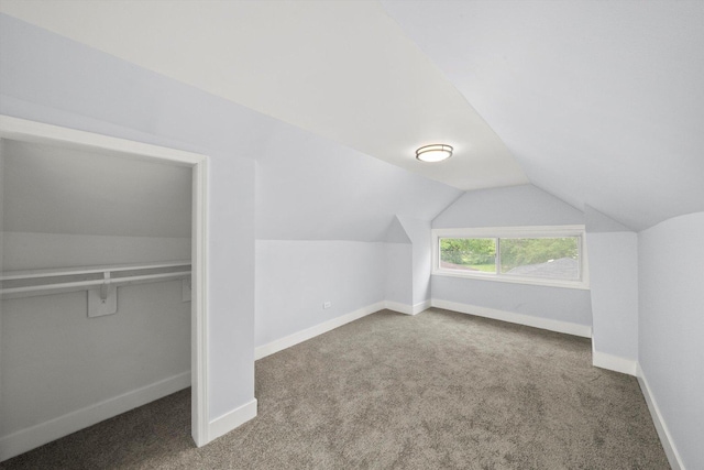 6742 S Honore St, Chicago, IL 60636 - additional living space featuring lofted ceiling and carpet flooring