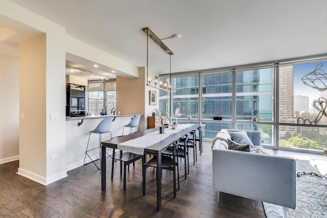 1211 S Prairie Ave Unit 1106, Chicago, IL 60605 - dining room featuring wood finished floors