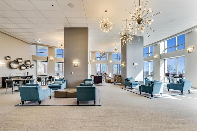 1211 S Prairie Ave Unit 1106, Chicago, IL 60605 - building lobby with a towering ceiling