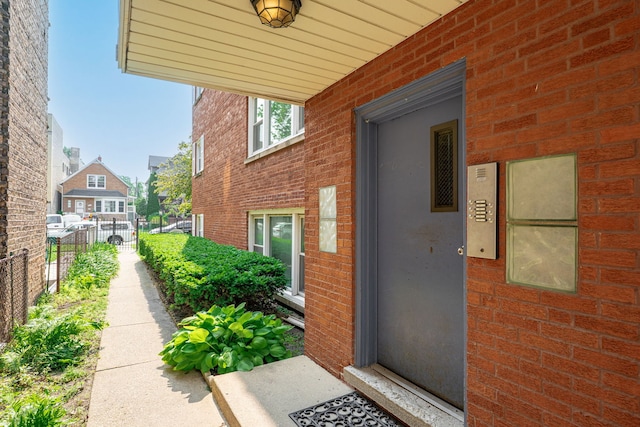 4730 N Hermitage Ave Unit 3C, Chicago, IL 60640 - entrance to property with brick siding