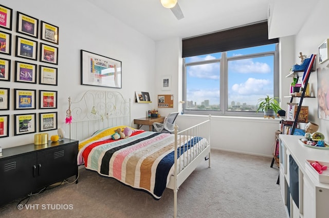 1201 W Adams St Unit 1001, Chicago, IL 60607 - bedroom featuring carpet floors and a ceiling fan