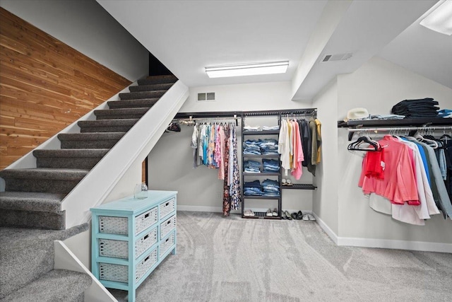 1810 Cardinal Ct, Pontiac, IL 61764 - walk in closet featuring carpet flooring
