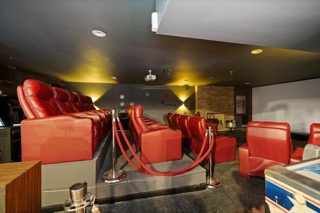 1810 Cardinal Ct, Pontiac, IL 61764 - home theater with recessed lighting
