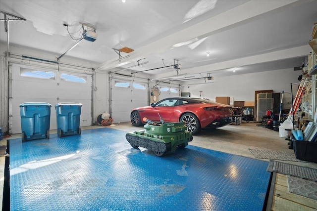 1810 Cardinal Ct, Pontiac, IL 61764 - garage with a garage door opener