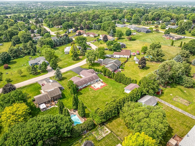 9650 Edgefield Rd, Roscoe, IL 61073 - aerial view of residential area