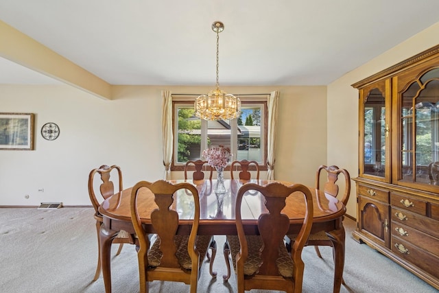 13040 W Tanglewood Cir, Palos Park, IL 60464 - dining space featuring a chandelier and carpet