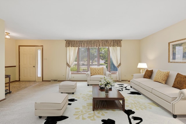 13040 W Tanglewood Cir, Palos Park, IL 60464 - living room with carpet flooring and baseboards