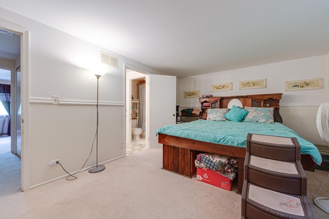 831 Mansfield Ct, Schaumburg, IL 60194 - carpeted bedroom with connected bathroom