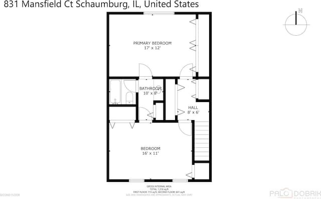 831 Mansfield Ct, Schaumburg, IL 60194 - room layout