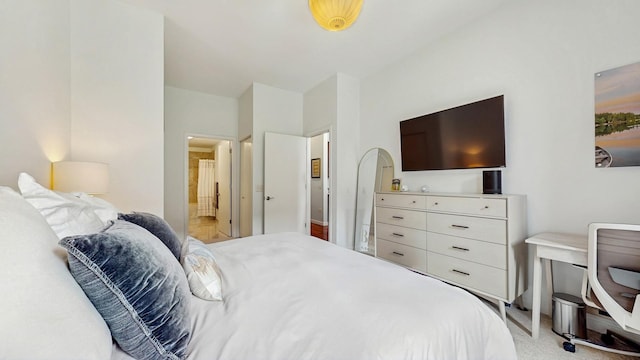 3920 N Sheridan Rd Unit 411, Chicago, IL 60613 - bedroom featuring ensuite bathroom and light colored carpet