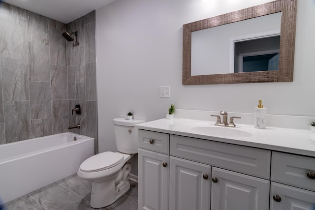 22156 Peach Tree Ave, Sauk Village, IL 60411 - full bath with vanity and bathing tub / shower combination