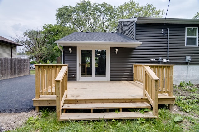 22156 Peach Tree Ave, Sauk Village, IL 60411 - view of wooden terrace