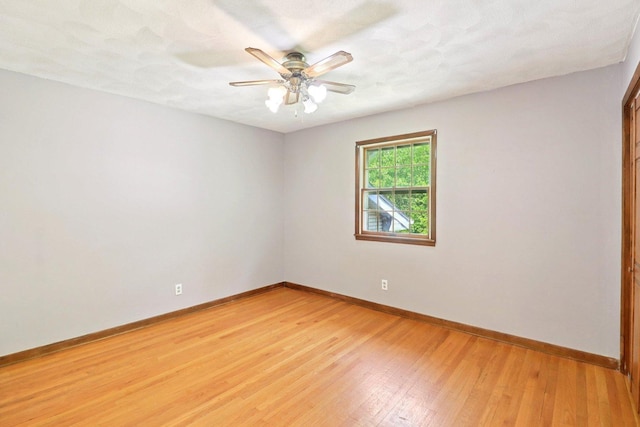 15807 W 139th St, Homer Glen, IL 60491 - spare room featuring ceiling fan and light wood finished floors
