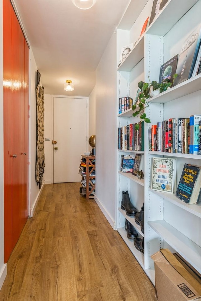 21 W Goethe St Unit 8K, Chicago, IL 60610 - hallway featuring light wood finished floors and baseboards