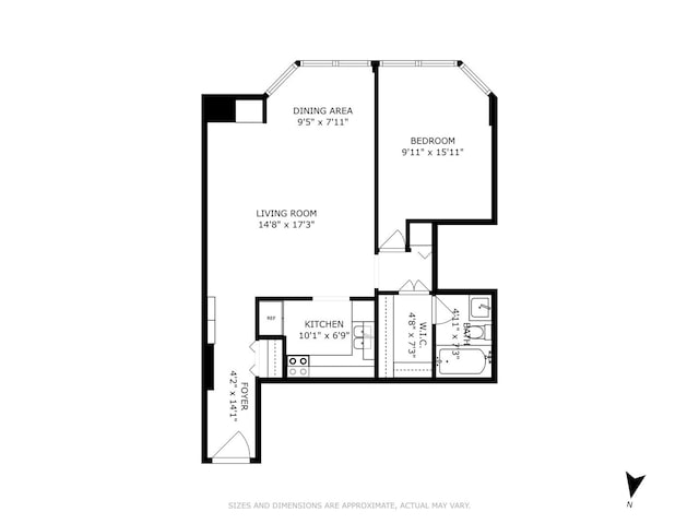 21 W Goethe St Unit 8K, Chicago, IL 60610 - home floor plan