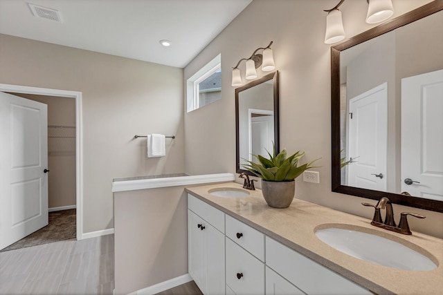 2804 Autumn Ridge Ct, Lindenhurst, IL 60046 - full bath featuring double vanity and a walk in closet