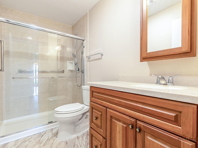 500 W Huntington Commons Rd Unit 150, Mount Prospect, IL 60056 - full bathroom featuring vanity and a shower stall
