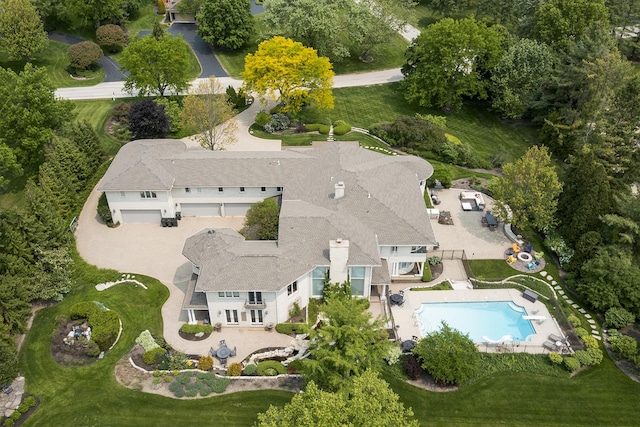 1877 Banbury Rd, Inverness, IL 60067 - view of property location featuring a pool area