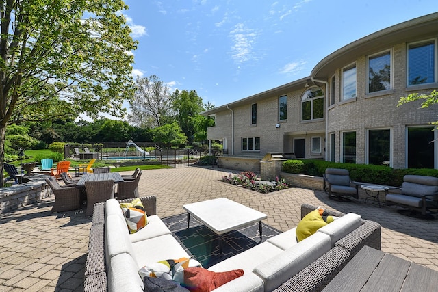 1877 Banbury Rd, Inverness, IL 60067 - view of patio / terrace featuring outdoor lounge area