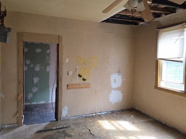 8847 S Burley Ave, Chicago, IL 60617 - spare room with a ceiling fan