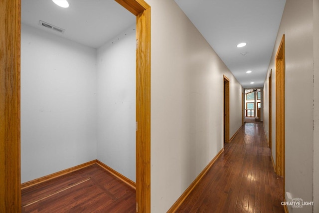 1325 E Lake Ave, Glenview, IL 60025 - hallway featuring hardwood / wood-style floors and recessed lighting