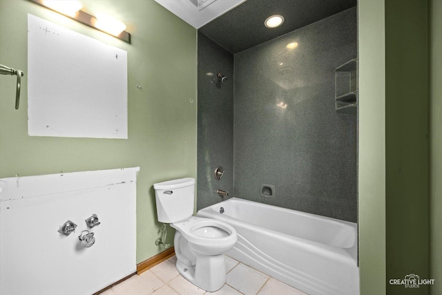 1325 E Lake Ave, Glenview, IL 60025 - full bathroom with tile patterned flooring and shower / tub combination
