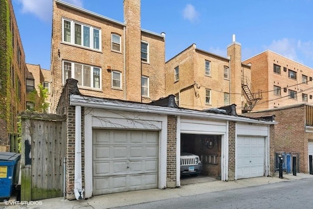 5863 N Kenmore Ave Unit 2, Chicago, IL 60660 - back of property with brick siding