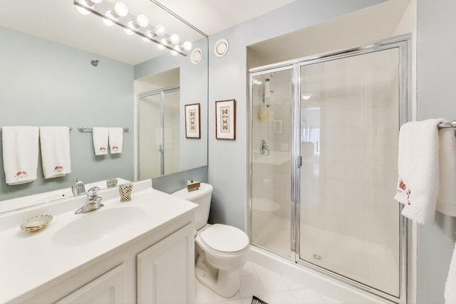 345 N Lasalle Blvd Unit 3904, Chicago, IL 60654 - full bath with a stall shower, vanity, and toilet