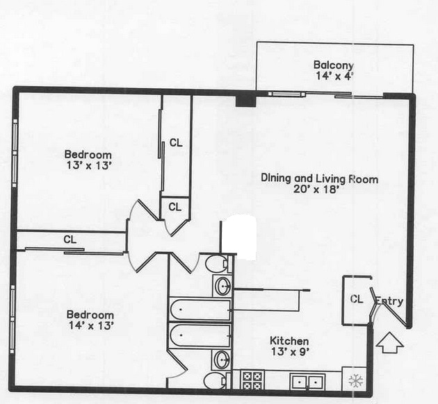 1567 Ridge Ave Unit 401, Evanston, IL 60201 - view of property floor plan
