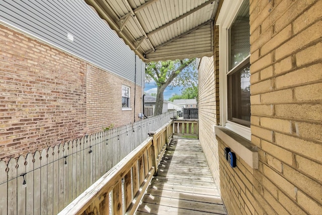 4118 Prairie Ave, Brookfield, IL 60513 - view of wooden terrace