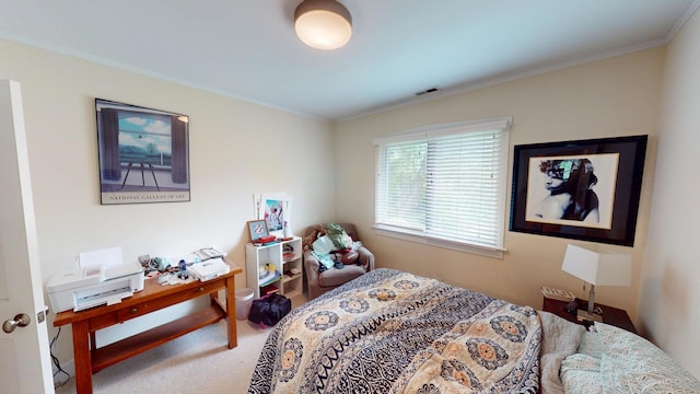 1025 Wesley Ave, Evanston, IL 60202 - carpeted bedroom with ornamental molding