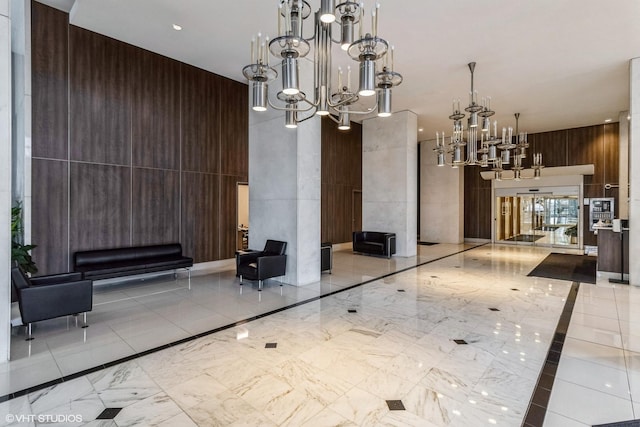 1550 N Lake Shore Dr Unit 32C, Chicago, IL 60610 - community lobby featuring a high ceiling