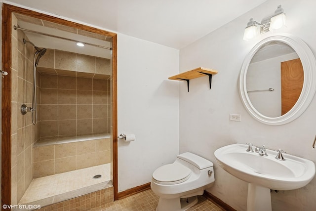 1800 Shermer Rd, Northbrook, IL 60062 - full bathroom featuring a tile shower