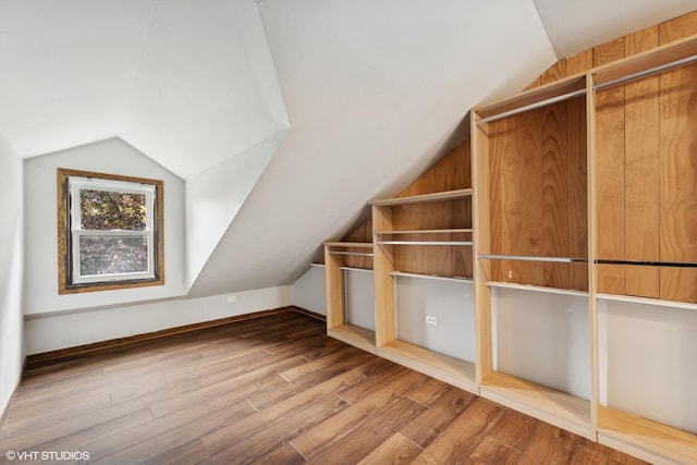 1800 Shermer Rd, Northbrook, IL 60062 - additional living space with lofted ceiling and wood finished floors