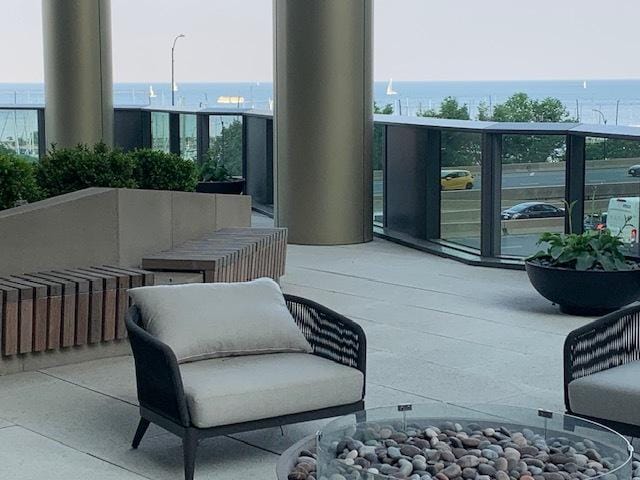 211 N Harbor Dr Unit 2101, Chicago, IL 60601 - balcony with a water view