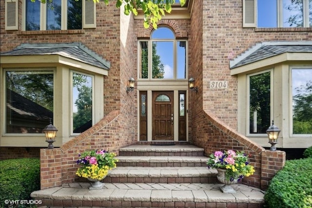3104 Royal Fox Dr, Saint Charles, IL 60174 - doorway to property with brick siding