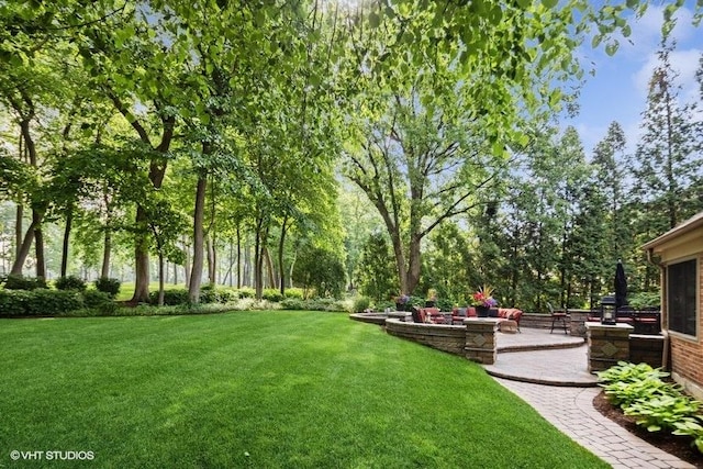 3104 Royal Fox Dr, Saint Charles, IL 60174 - view of green lawn featuring a patio area