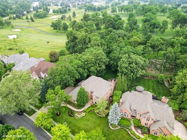 3104 Royal Fox Dr, Saint Charles, IL 60174 - aerial view of a golf course and a tree filled landscape