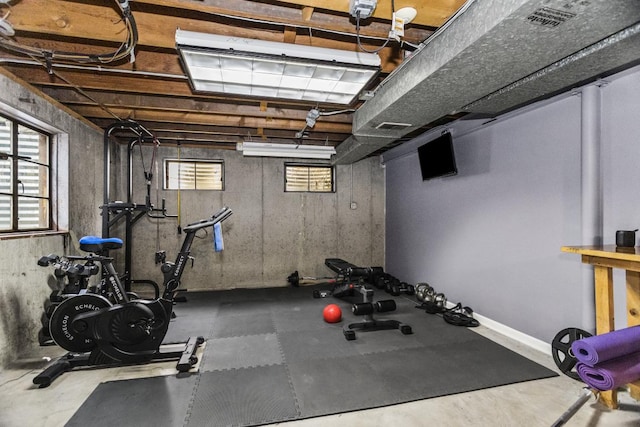 1145 Wincanton Dr, Deerfield, IL 60015 - exercise room featuring healthy amount of natural light