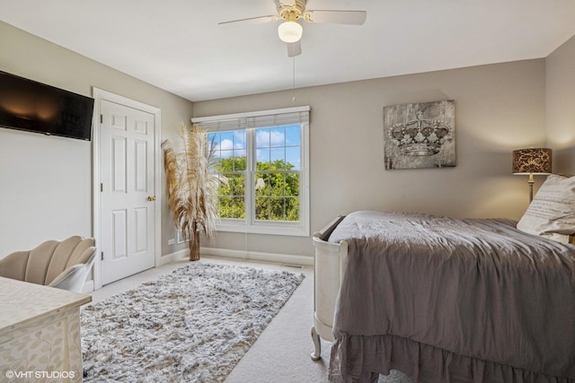 9520 Nicklaus Ln, Crystal Lake, IL 60014 - bedroom with carpet flooring and ceiling fan