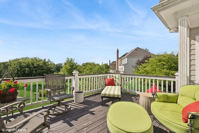9520 Nicklaus Ln, Crystal Lake, IL 60014 - view of wooden terrace