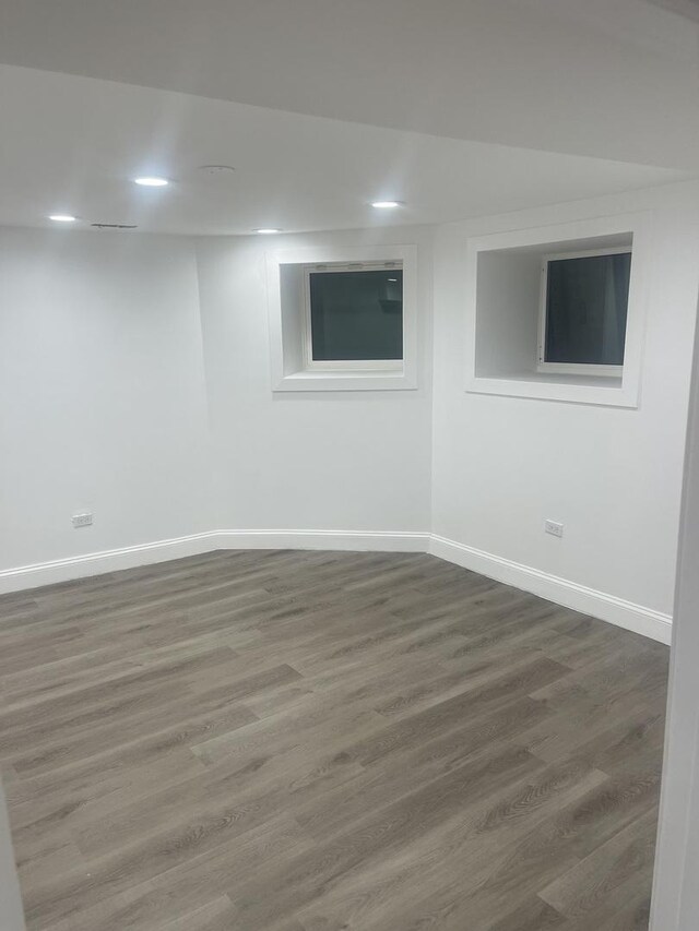 6141 S Eberhart Ave, Chicago, IL 60637 - finished basement with baseboards and wood finished floors
