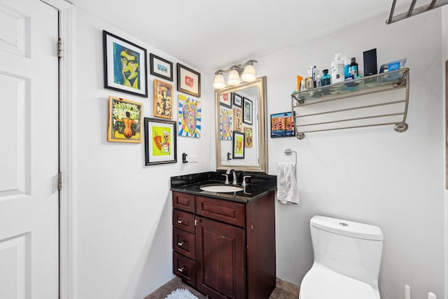 3405 N Harding Ave Unit 1, Chicago, IL 60618 - half bath featuring vanity and toilet