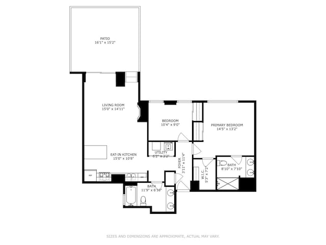 4537 S Drexel Blvd Unit 106, Chicago, IL 60653 - view of property floor plan