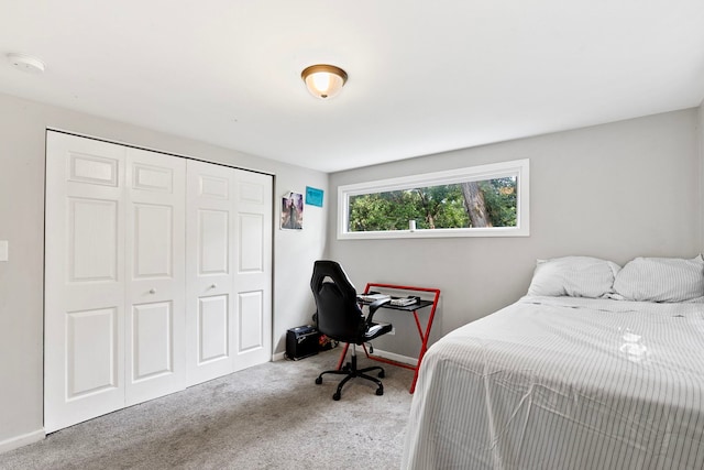 417 Dellwood Ave, Lockport, IL 60441 - carpeted bedroom with a closet and baseboards