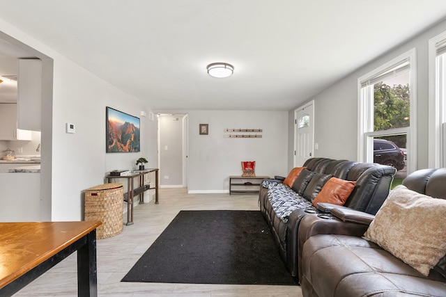 417 Dellwood Ave, Lockport, IL 60441 - living room with baseboards