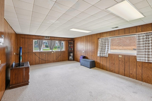 1127 Herbert Ave, Berkeley, IL 60163 - carpeted empty room with wooden walls