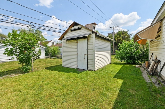 1127 Herbert Ave, Berkeley, IL 60163 - view of shed featuring a fenced backyard