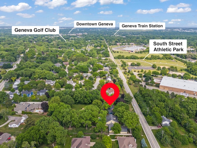 1907 S St, Geneva, IL 60134 - bird's eye view