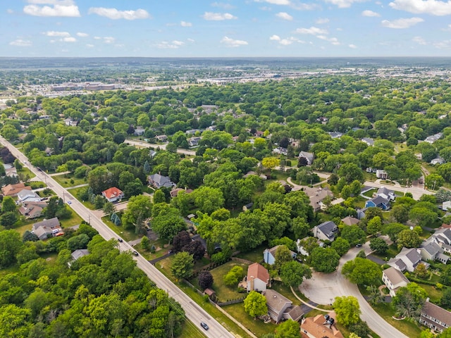 1907 S St, Geneva, IL 60134 - aerial perspective of suburban area featuring a tree filled landscape
